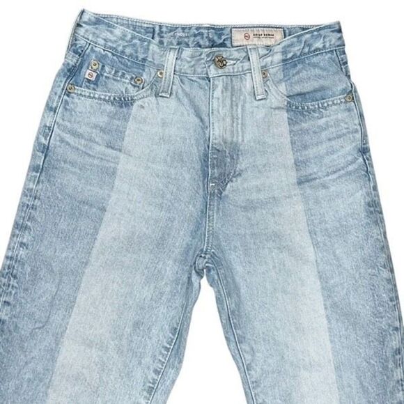 AG ADRIANO GOLDSCHMIED THE PHOEBE VINTAGE HIGH WAISTED BAGGY FIT Jeans 25 - Picture 2 of 4